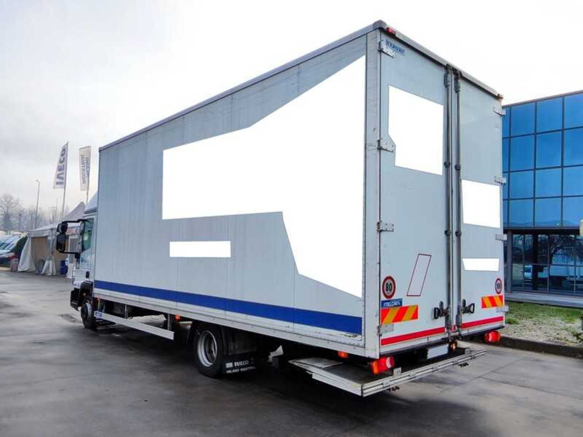IVECO ML75E18/P FURGONE IN LEGA CON SPONDA - Lombardia Truck