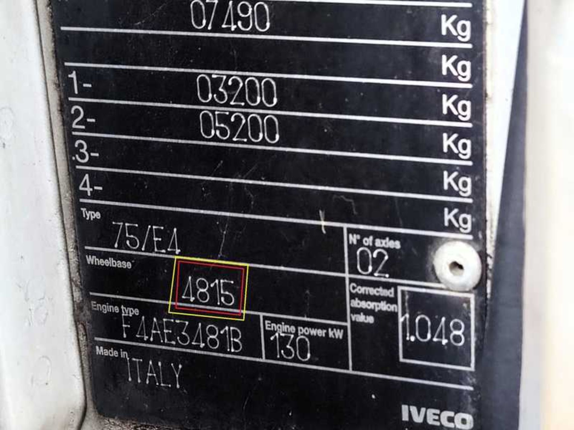 IVECO ML75E18/P FURGONE IN LEGA CON SPONDA - Lombardia Truck