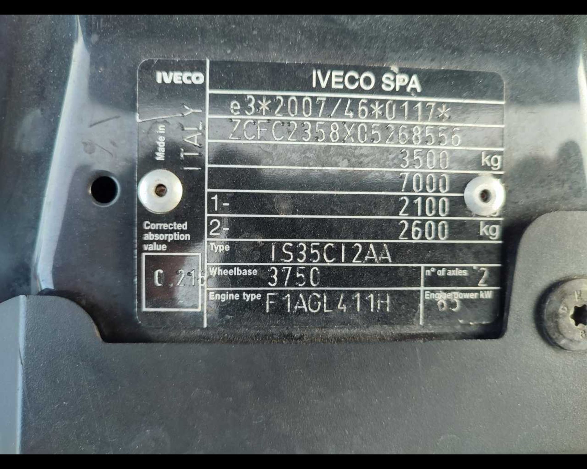 IVECO Daily 35 C12 A TELAIO - Lombardia Truck