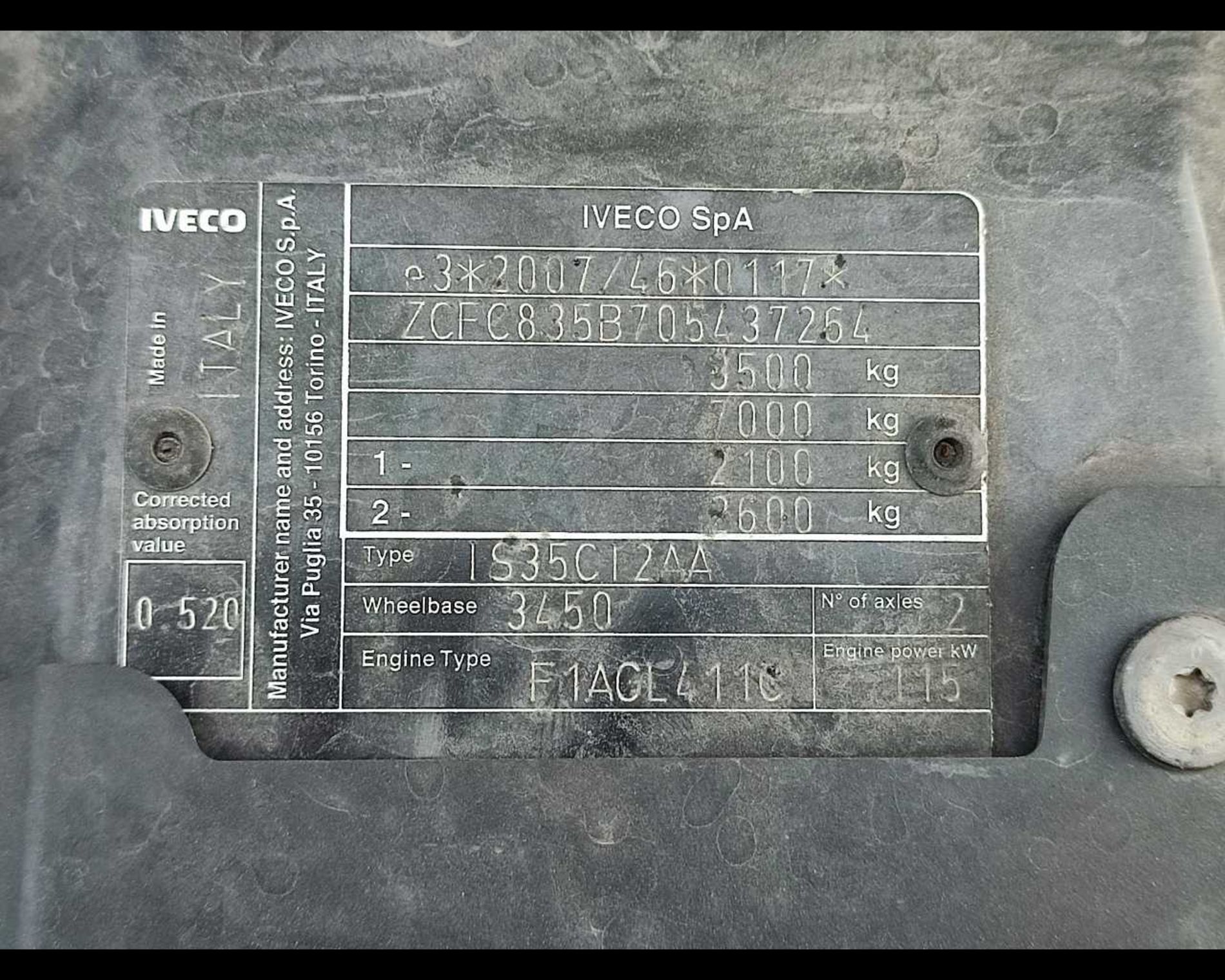 IVECO DAILY 35C16H RIB - Lombardia Truck