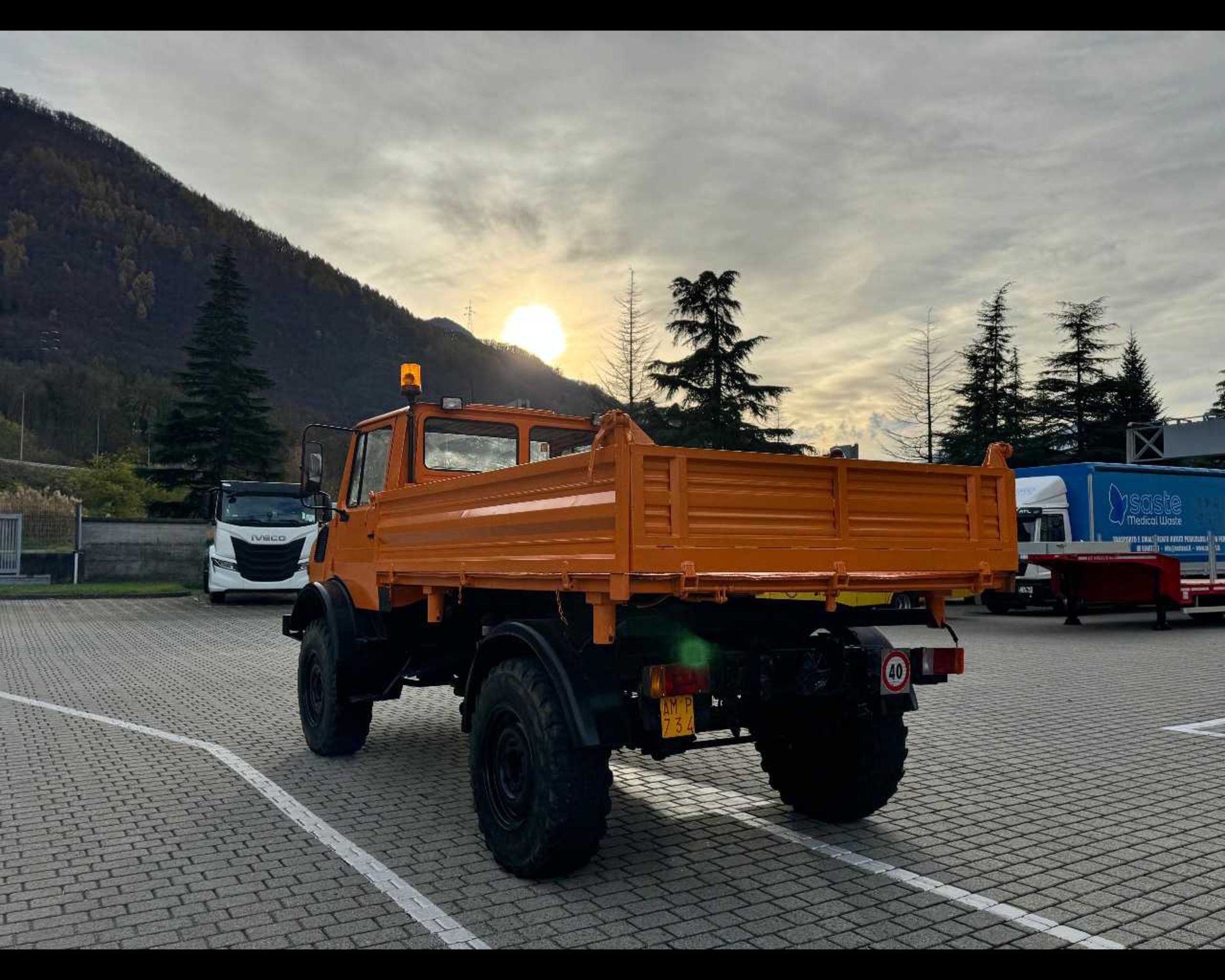 MERCEDES-BENZ UNIMOG U1300L 4X4 - Imm. Macchina operatrice - Patente B - Lombardia Truck