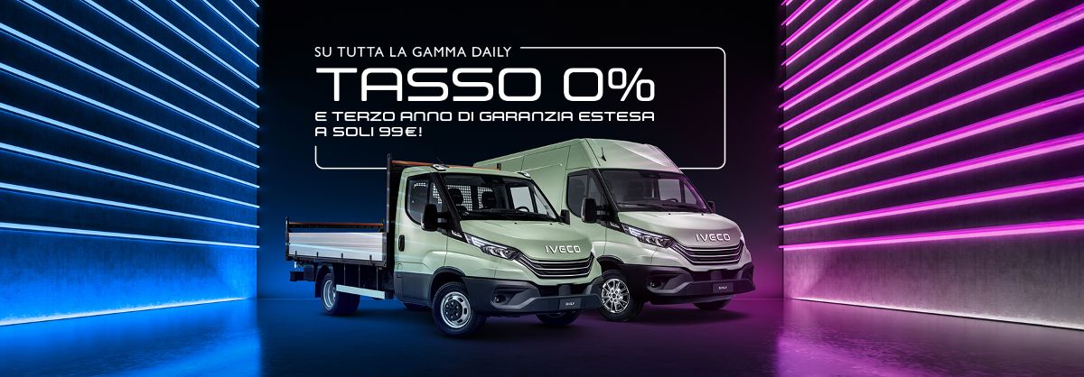 Su tutta la Gamma DAILY Tasso 0%  - Lombardia Truck