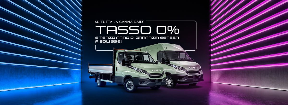 Su tutta la Gamma DAILY Tasso 0%  - Lombardia Truck