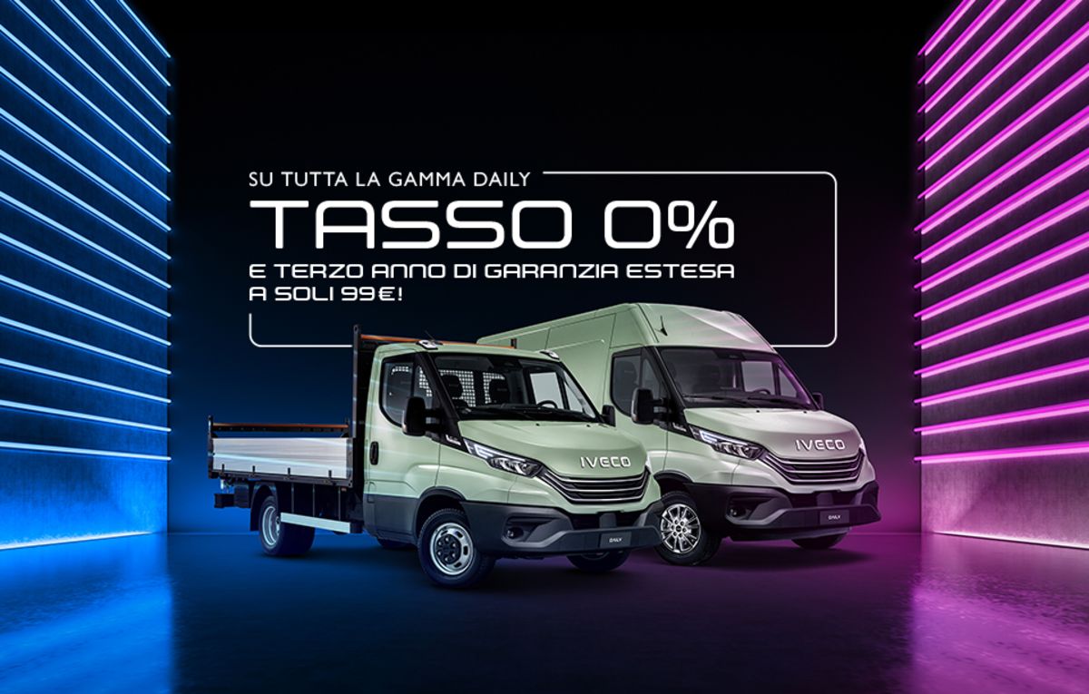 Su tutta la Gamma DAILY Tasso 0%  - Lombardia Truck