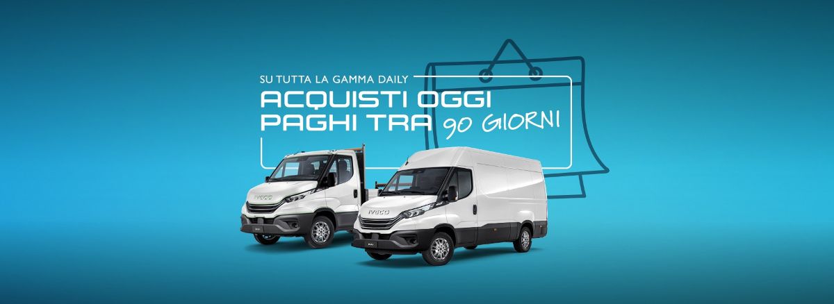 Su tutta la Gamma Daily acquisti oggi e paghi tra 90 giorni - Lombardia Truck
